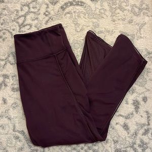 Lululemon scalloped mesh leggings
